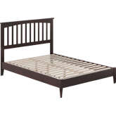 Becket Full Low Profile Platform Bed w/ USB in Espresso Finish Wood