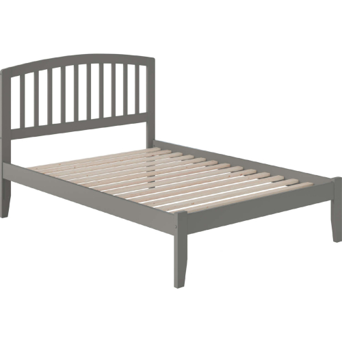 Richmond Full Bed w/ Open Footboard in Grey