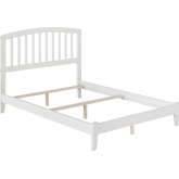 Richmond Full Bed w/ Open Footboard & Turbo Charger in White