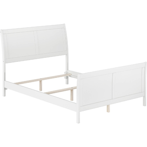 Portland Full Bed w/ Matching Footboard in White