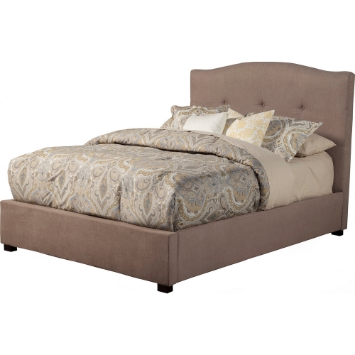 Amanda Full Tufted Upholstered Bed in Haskett Jute