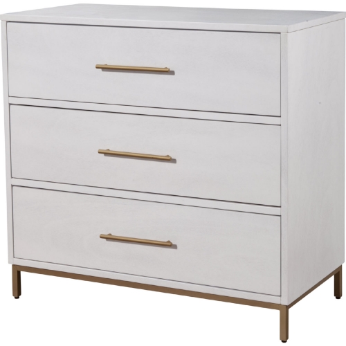 Madelyn Small Chest in White Wood