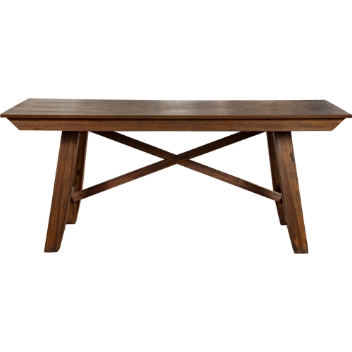 Brayden 72" Dining Table in Espresso Brown Finish Wood