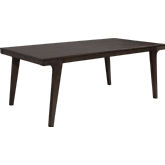 Olejo 78" Dining Table in Chocolate Brown Wood