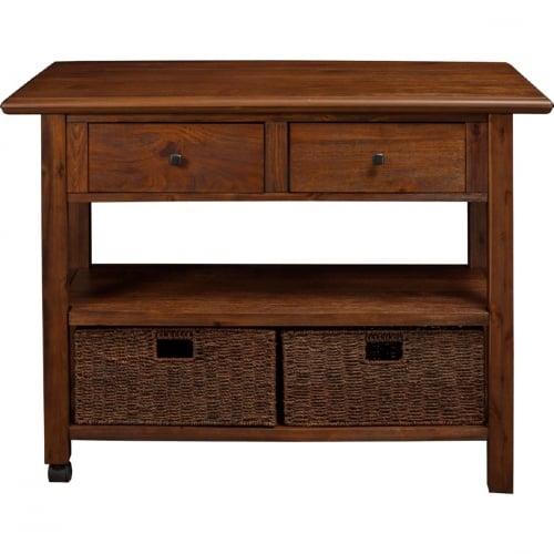 Caldwell Kitchen Cart in Antique Cappuccino