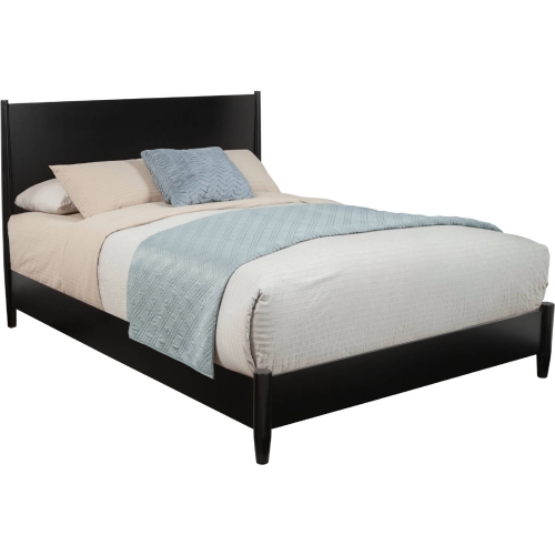 Flynn California King Platform Bed in Black Finish