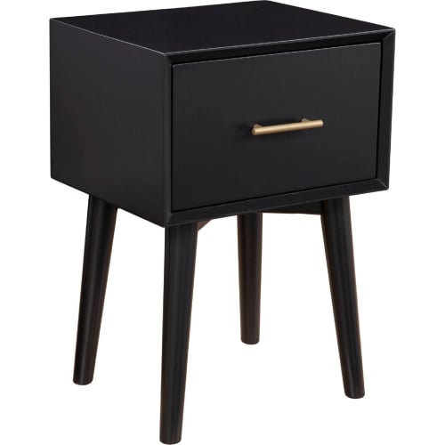 Flynn End Table in Black Finish