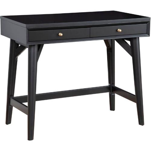 Flynn 36" Desk in Black Finish