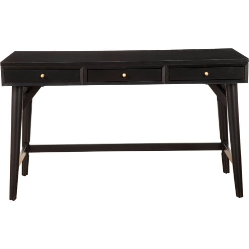 Flynn 52" Desk in Black Finish