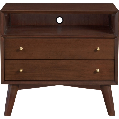 Flynn Large Nightstand in Walnut Finish