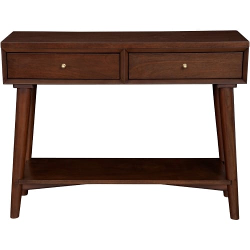 Flynn Console Table in Walnut Finish