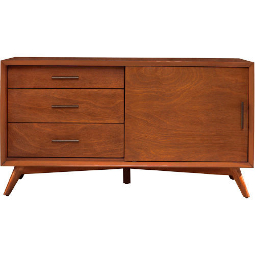 Flynn 50" TV Console in Acorn Brown Finish