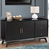 Flynn Sideboard in Black Finish