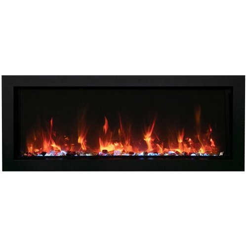 Panorama 60" Slim Electric Indoor Outdoor WiFi Enabled Fireplace