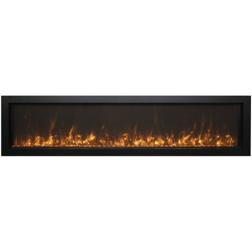 Panorama 60" Extra Slim Indoor Outdoor Electric WiFi Enabled Fireplace