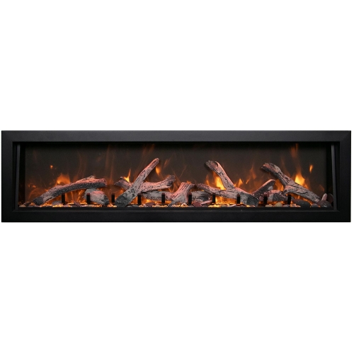 Panorama 72" Extra Tall Indoor Outdoor Electric WiFi Enabled Fireplace