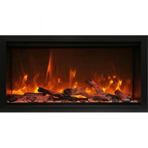 SYMMETRY-XT 34" Extra Tall Built In Glass Electric Fireplace w/ WiFi & Remote