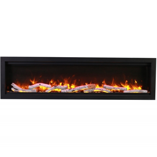 SYMMETRY 74" Bespoke Indoor Outdoor Electric WiFi & Bluetooth Fireplace