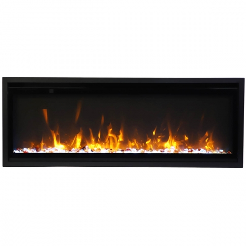 Symmetry Xtra Slim 42" Electric Fireplace w/ WIFI & Remote in Black