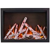 Traditional Smart 30" Indoor Outdoor Electric Fireplace with WIFI