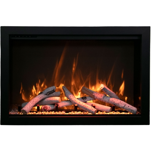 Traditional Bespoke Smart 33" Indoor Outdoor Electric Fireplace w/ WIFI