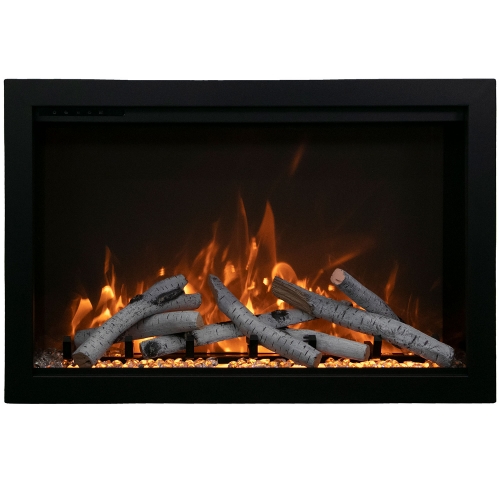 Traditional Bespoke Smart 38" Indoor Outdoor Electric Fireplace w/ WIFI