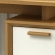 Kathy 47" Writing Desk in Wood and White PVC Laminate