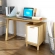 Kathy 47" Writing Desk in Wood and White PVC Laminate
