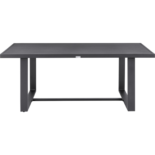 Argiope Outdoor Dining Table in Grey Aluminum