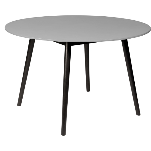 Sydney Outdoor 47" Round Dining Table in Dark Eucalyptus & Grey Stone