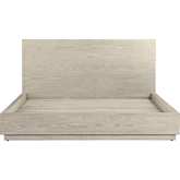 Abbey King Platform Bed Frame in Grey Oak Wood