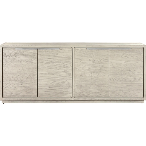 Abbey 4 Door Sideboard Buffet in Silver Grey Oak Wood