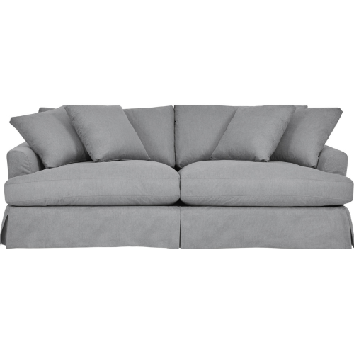 Ciara 93" Sofa in Slate Gray Fabric