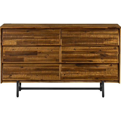 Cusco 6 Drawer Dresser in Antique Acacia