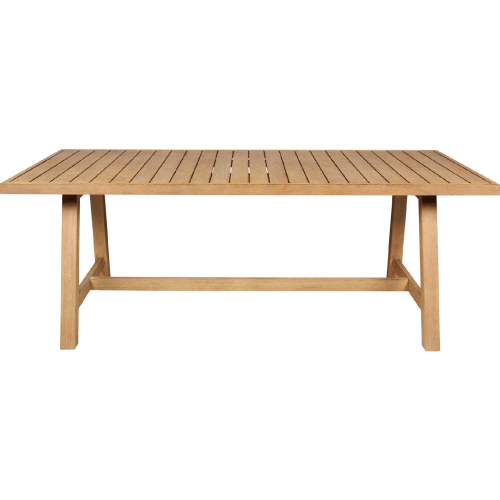 Cypress Outdoor 79" Dining Table in Blonde Eucalyptus Wood