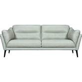 Franz 87" Sofa in Mint Green Leather