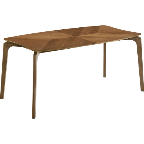 Kalia 63" Dining Table in Walnut Finish Wood