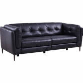 Primrose Power Reclining Sofa in Navy Top Grain Leather