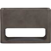 Sunstone Indoor Outdoor Planter in Grey Concrete