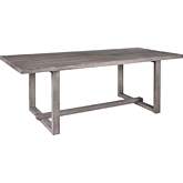 Vivid Outdoor 82" Dining Table in Gray Eucalyptus Wood