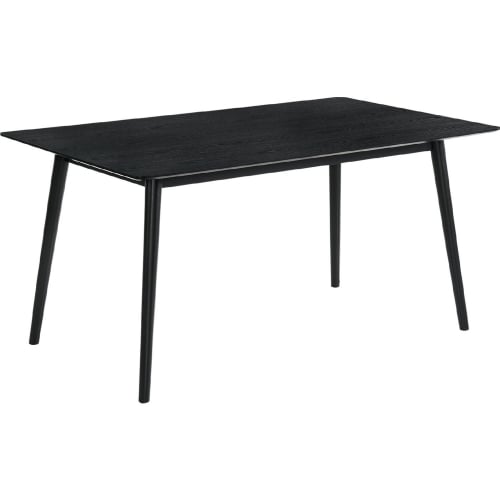 Westmont 59" Dining Table in Black Wood