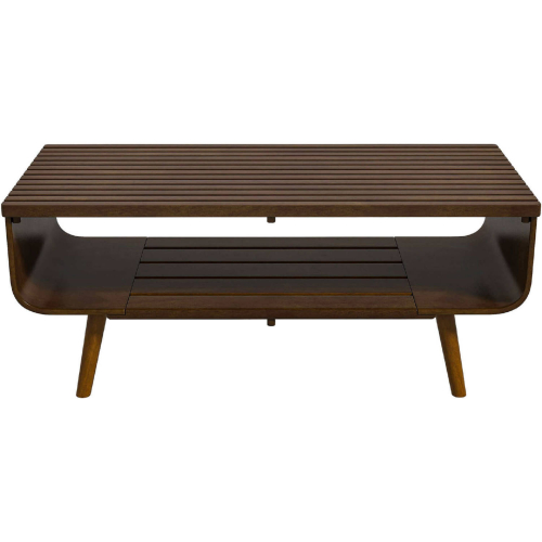 Alice Coffee Table in Walnut Finish Wood