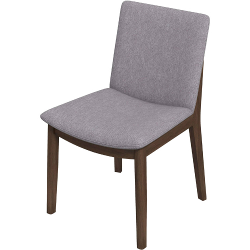 Laura Dining Chair in Light Grey Linen & Wood (Set of 2)