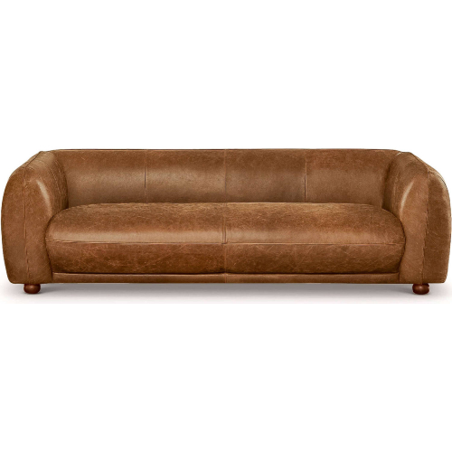 Marlon Sofa in Brown Italian Leather