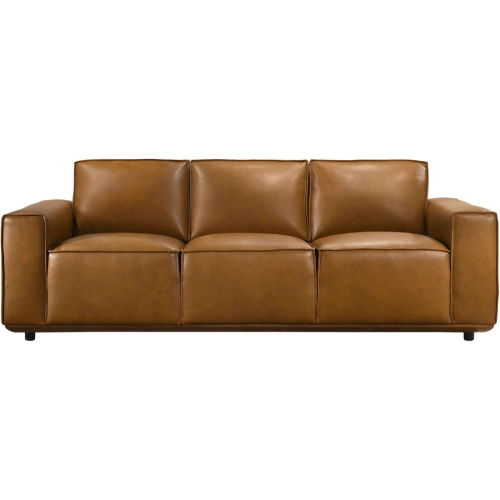 Hanky Sofa in Tan Leather