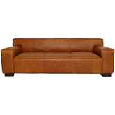 Morgan Sofa in Waxy Cognac Leather