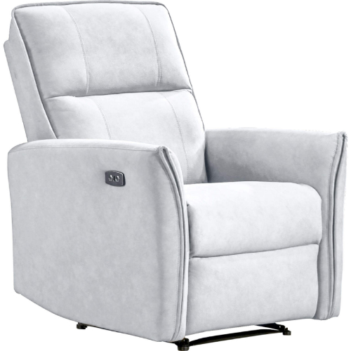 Asheville Power Recliner in Grey Suede