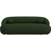 Andrew Sofa in Dark Green Boucle Fabric