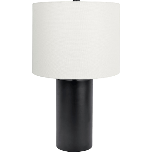 Aura Table Lamp in Black Painted Metal