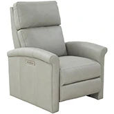 Jaxon Zero Gravity Power Recliner w/ Power Head Rest & Lumbar in Chromium Leather